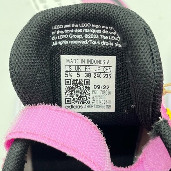 Adidas X Lego Tech Rnr El K Running Course a Pied HP5880 Shoes Youth Sz 5.5 - Picture 10 of 10